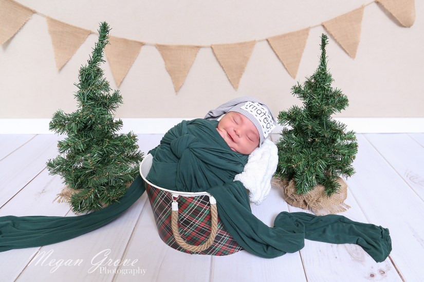 Fort Collins Newborn Photography | Baby’s First Christmas Portraits