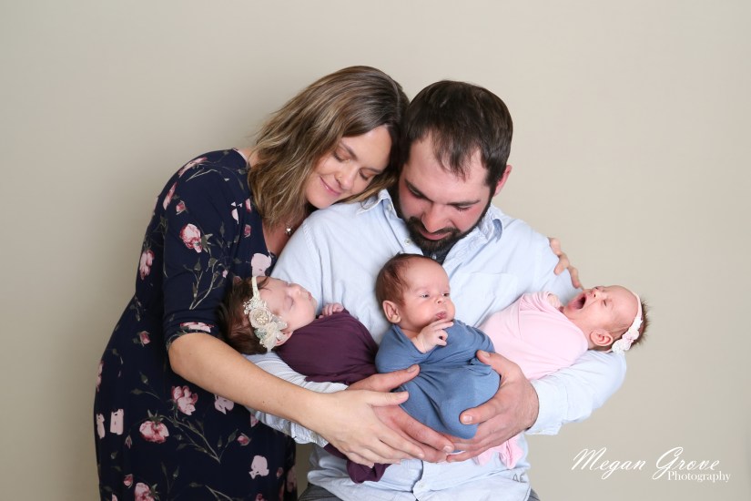 Fort Collins Newborn Photography | Triplet Newborn Photography